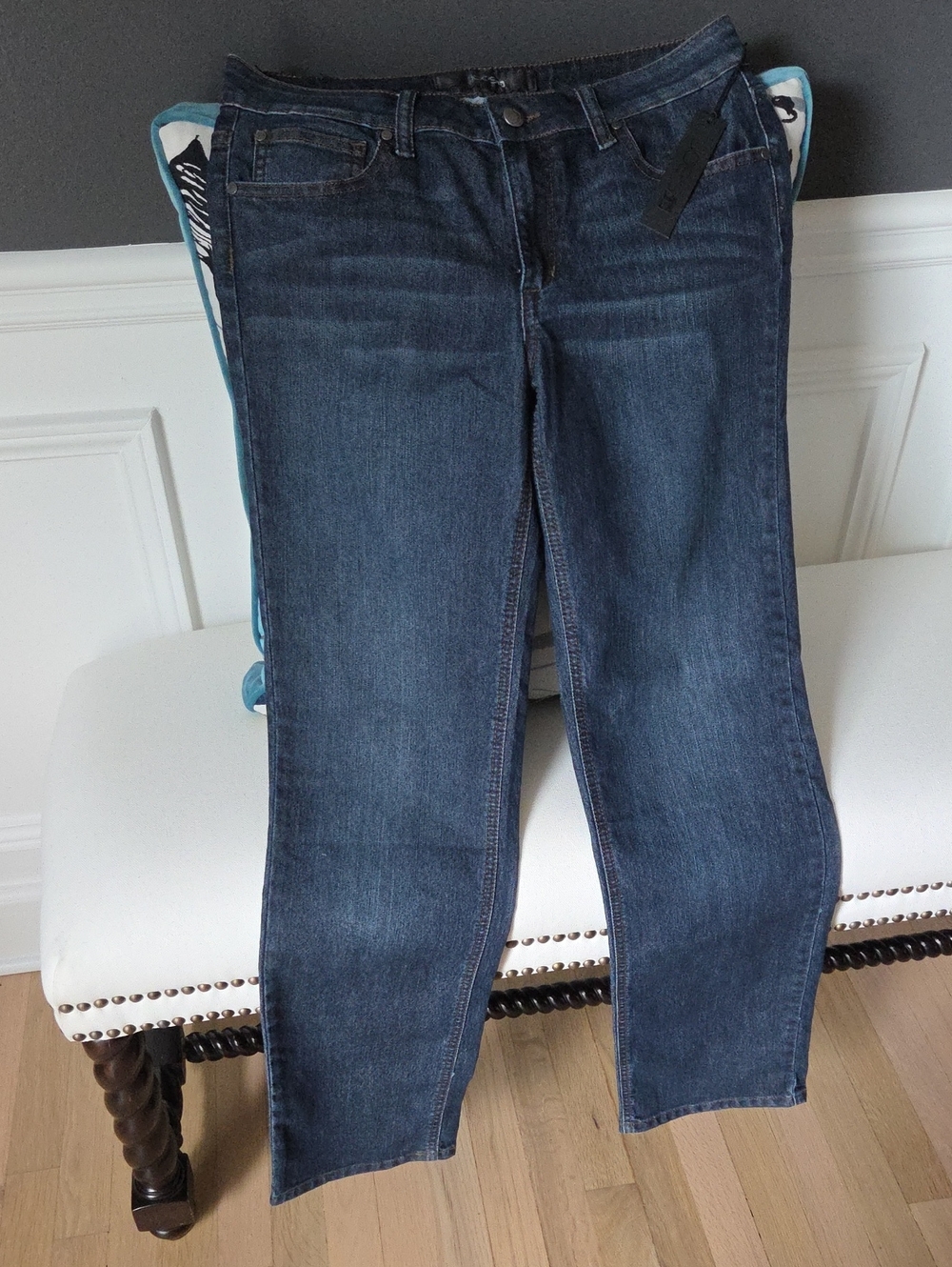 Joe's Jeans Boy's "Brixton" Straight+Narrow Distressed Stretch Jeans.
